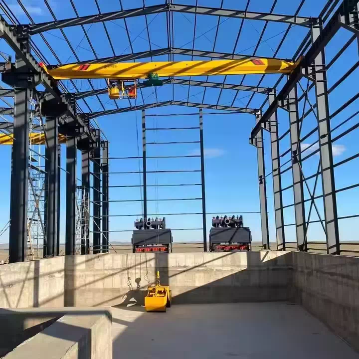 Single Beam Grab Bucket Crane for heavy-duty lifting