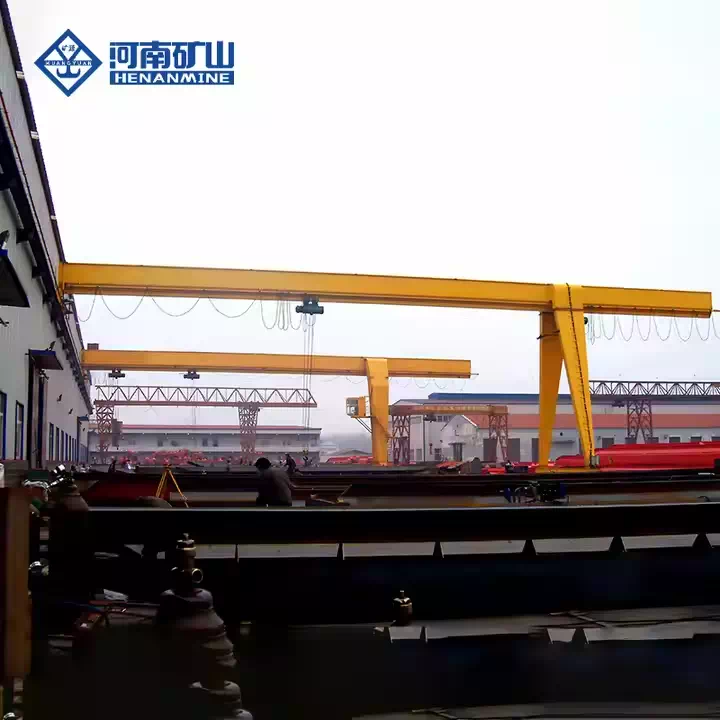 Mobile Semi Gantry Hoist Crane for Material Handling