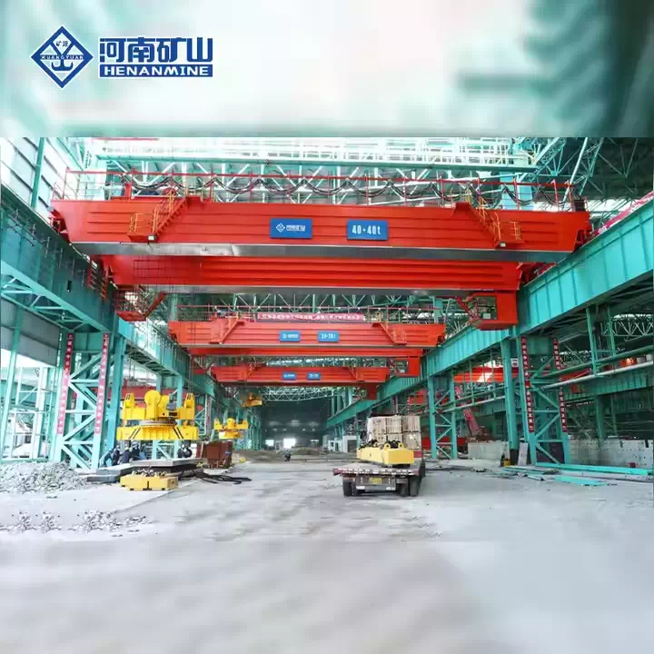 Four-Beam Molten Metal Ladle Crane